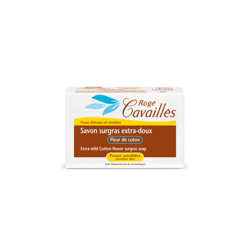 Rogé Cavaillès Savon Surgras Extra-Doux Fleur de Coton - 150 g