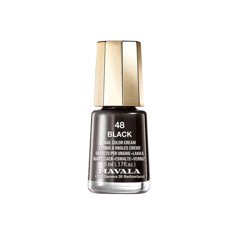 Mavala Mini Color Vernis à Ongles Crème Couleur : 48 : Black - 5 ml 