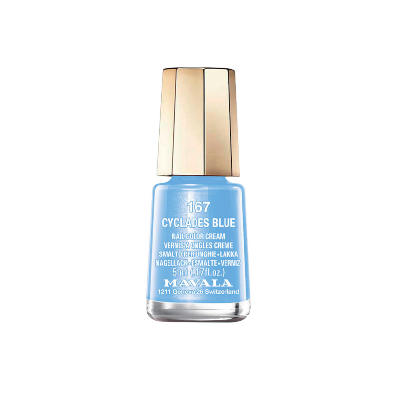 Mavala Mini Color Vernis à Ongles Crème Couleur : 167 : Cyclades Blue - 5 ml 