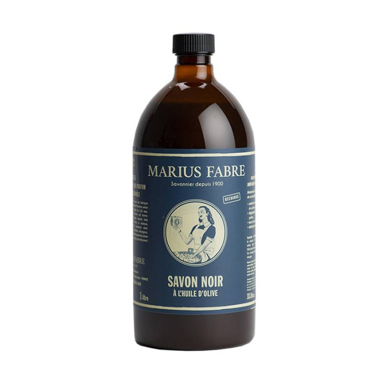 MARIUS FABRE Savon noir liquide à l'huile d'olive - 1L