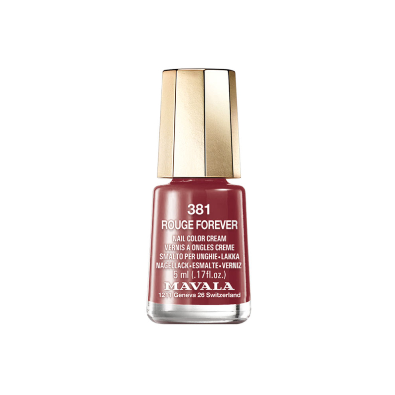 Mavala Mini Color Vernis à Ongles Couleur : 381 : Rouge Forever - 5 ml 