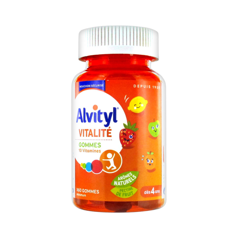 Alvityl Vitalité 10 Vitamines - 60 gommes