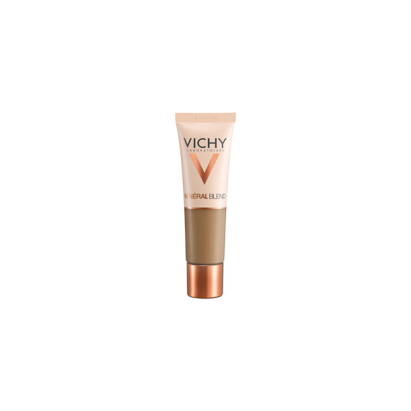 Vichy Minéralblend Fond de Teint Hydratant Teinte :18 Copper - 30 ml 