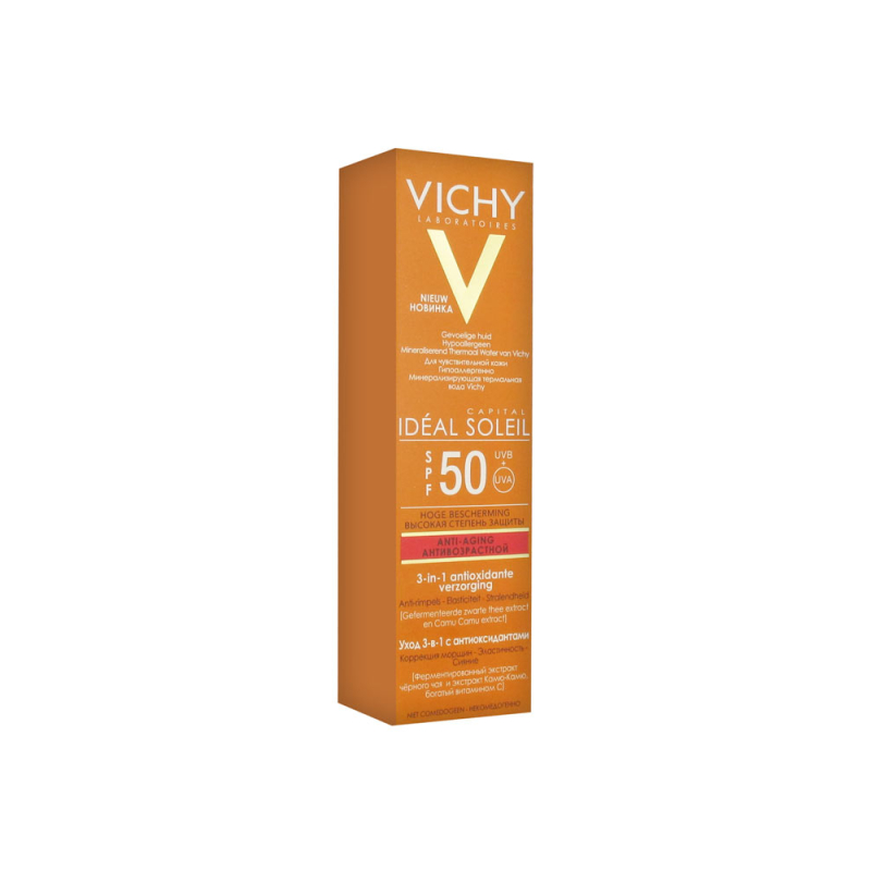 Vichy Idéal Soleil Anti-Âge Soin Anti-Oxydant 3-en-1 - 50 ml