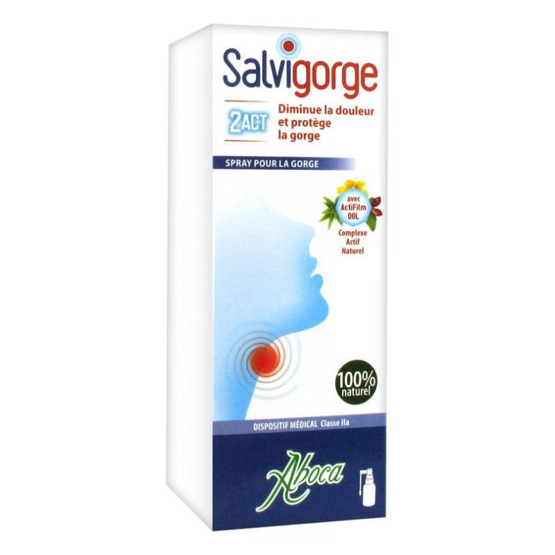 Aboca Salvigorge 2Act Spray - 30 ml