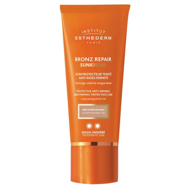 Esthederm Bronz Repair Soin Protecteur Teinté Anti-Rides Fermeté Soleil Modéré - 50 ml