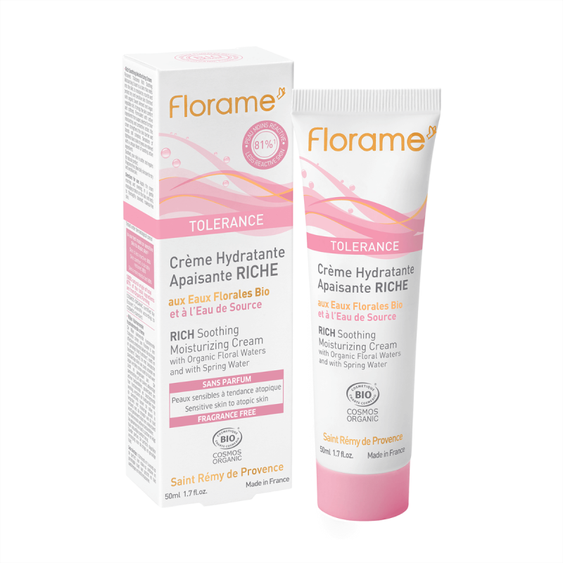 TOLÉRANCE Crème Hydratante Apaisante RICHE - 50ml