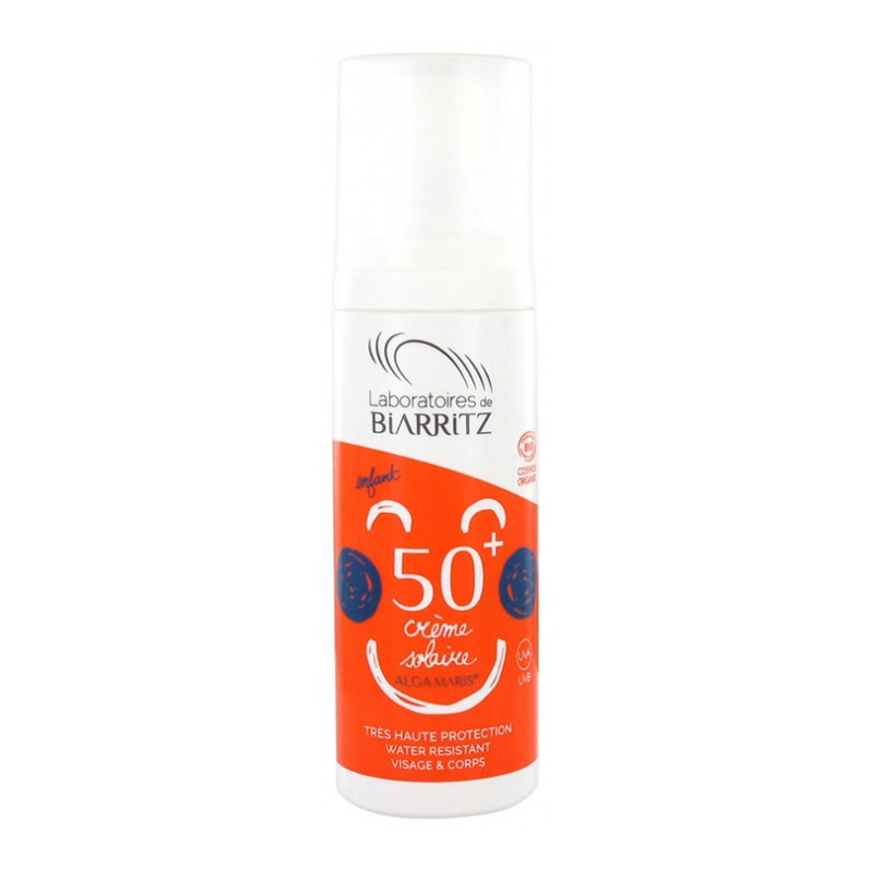 Biarritz Alga Maris Crème Solaire Enfant SPF 50+ Bio - 100 ml