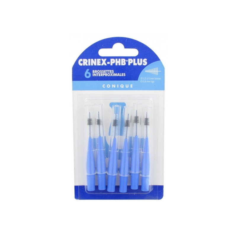 Crinex Phb Plus Conique Plus 1.3 - 6 Brossettes Interproximales