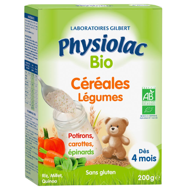 Céréales Légumes BIO - 200g