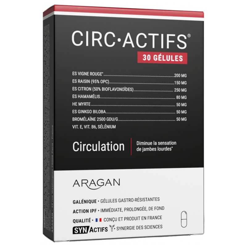 Aragan Synactifs CircActifs - 30 Gélules