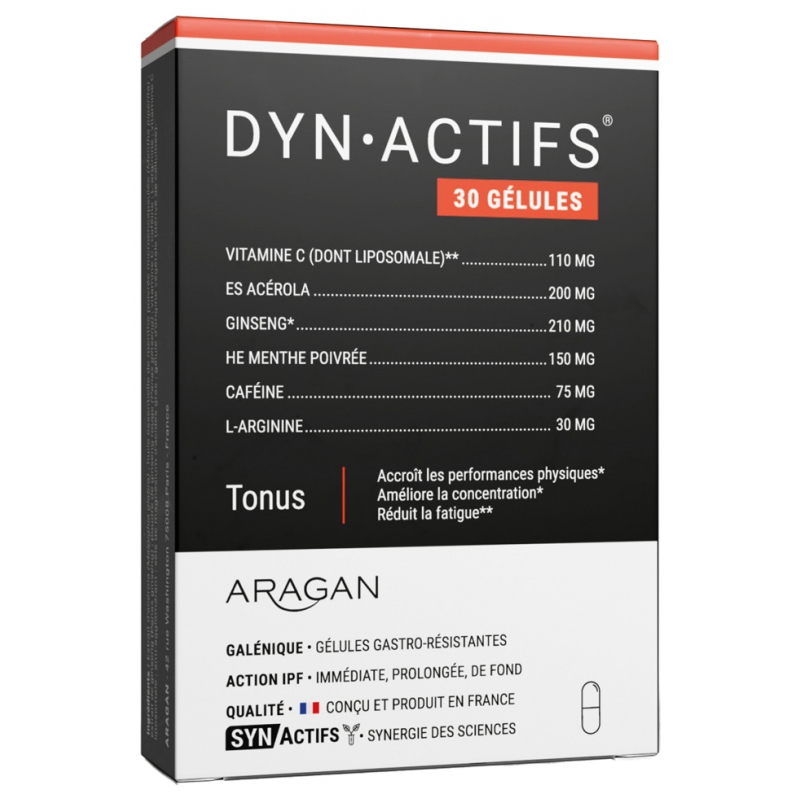 Aragan Synactifs DynActifs - 30 Gélules