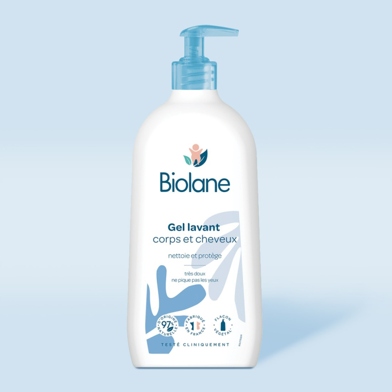 Biolane Gel Lavant Corps et Cheveux 2 en 1 - 750 ml 