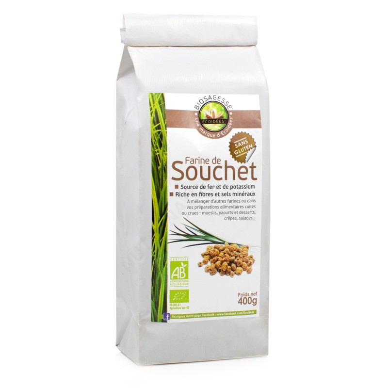 Biosagesse Farine de souchet Bio - 400g