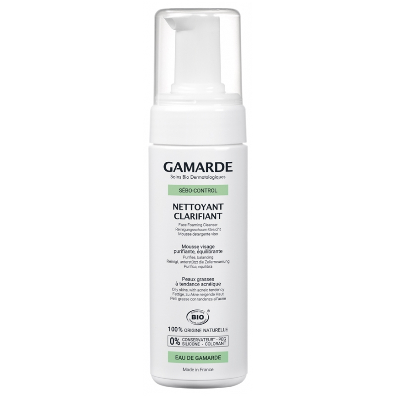 Gamarde Sébo-Control Nettoyant Clarifiant Bio - 160 ml