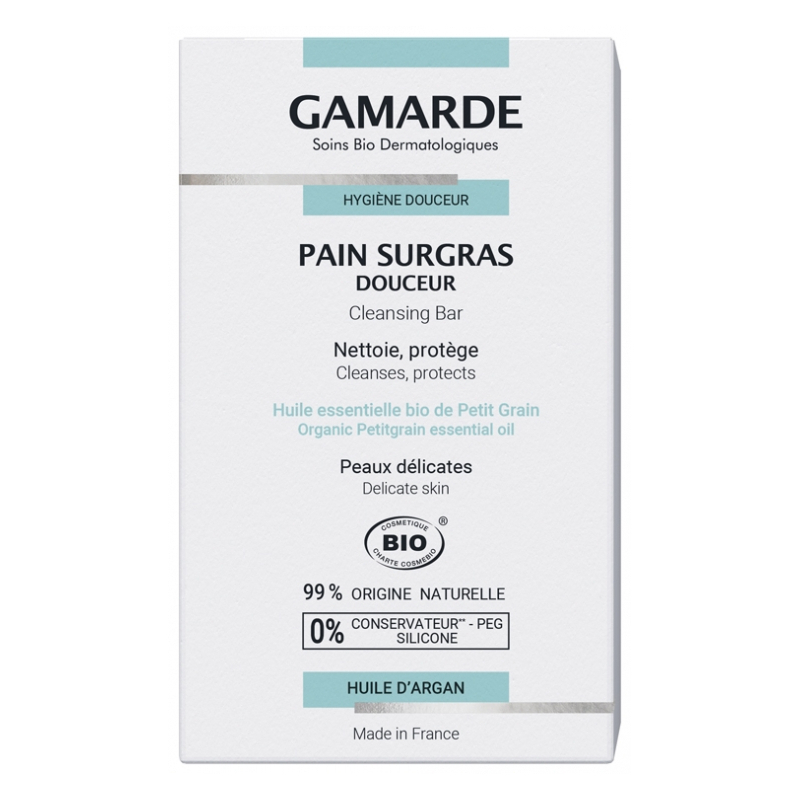 Gamarde Hygiène Douceur Pain Surgras Douceur Bio - 100 g