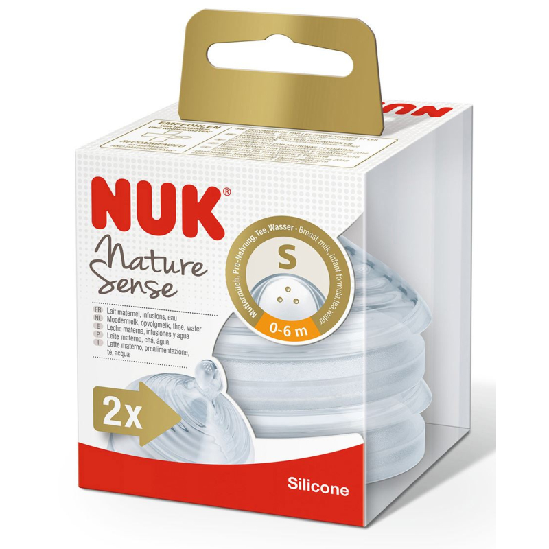 NUK 2 Tétines Nature Sense - Taille1