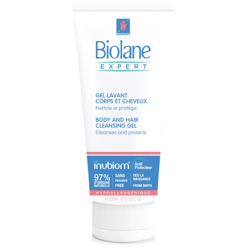 BIOLANE EXPERT Gel Lavant Corps et Cheveux certifié BIO - 200ml