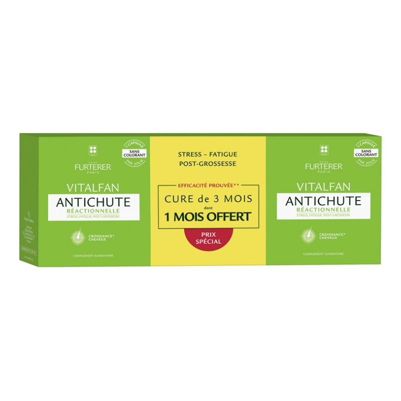 Furterer Vitalfan Antichute Réactionnelle - 3x30 Capsules