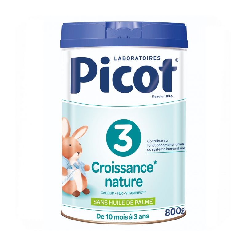 Picot Croissance nature lait 3ème âge - 800g