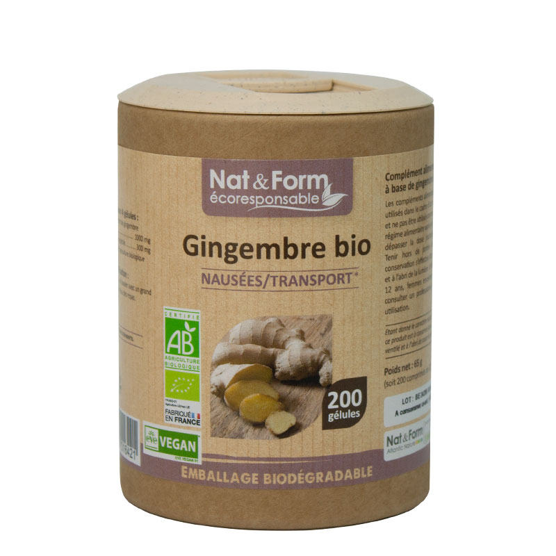 GINGEMBRE BIO - 200 gélules