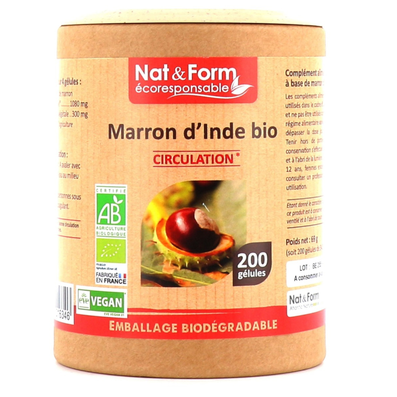 MARRON D'INDE BIO - 200 gélules