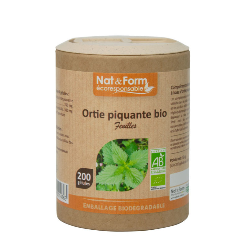 ORTIE PIQUANTE FEUILLE BIO - 200 gélules