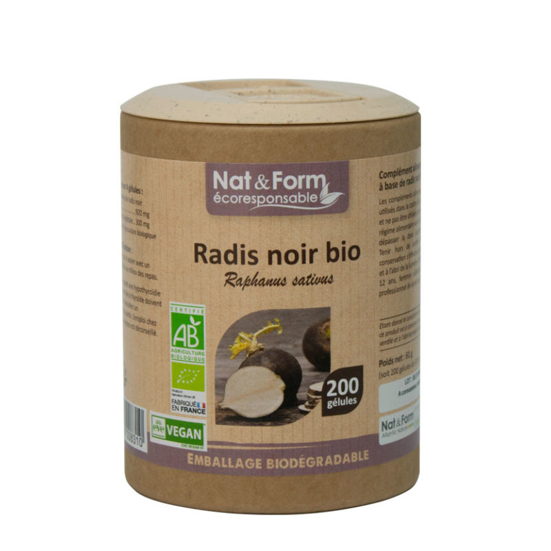 RADIS NOIR BIO - 200 gélules