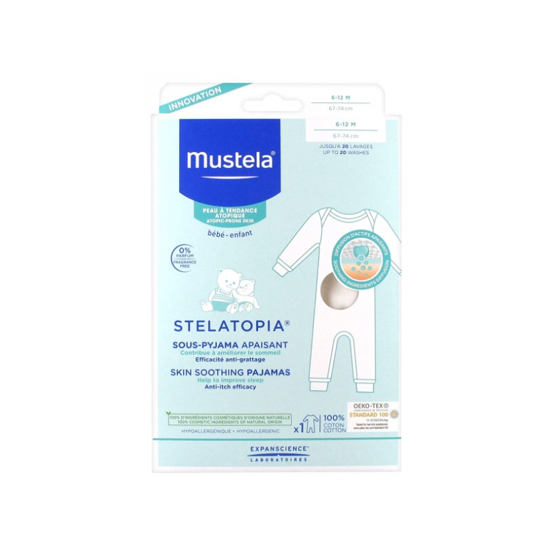 Mustela Stelatopia Sous-Pyjama Apaisant - Taille : 6 - 12 Mois