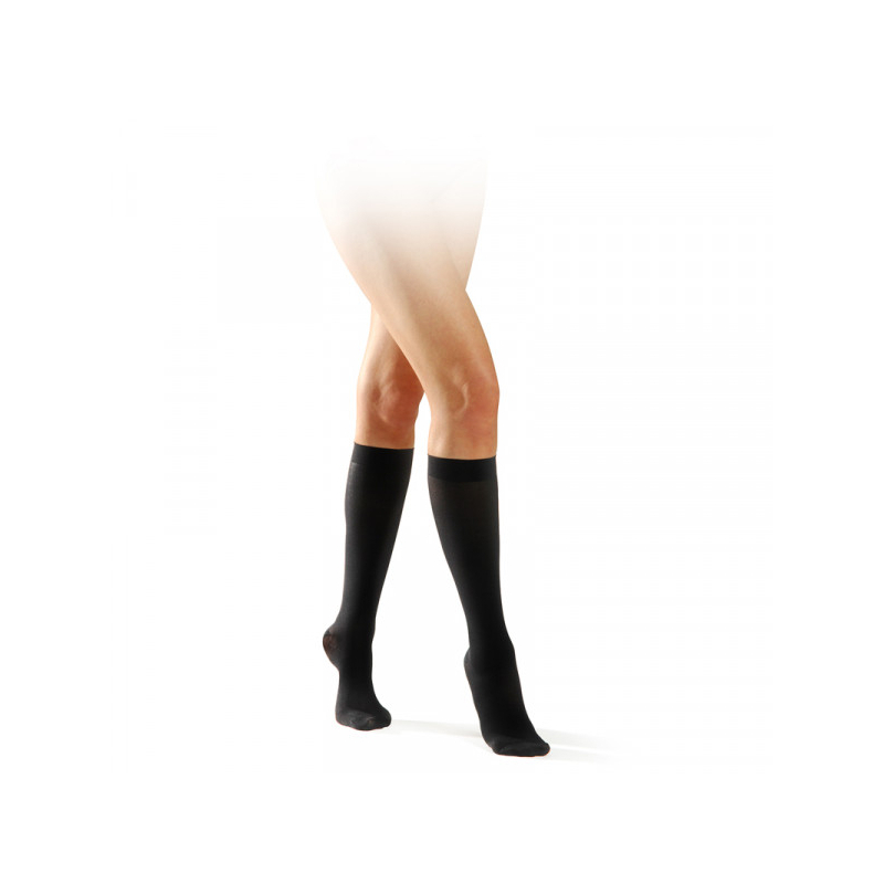 Sigvaris Chaussettes Dynaven Semi-Opaque Noir Taille M L