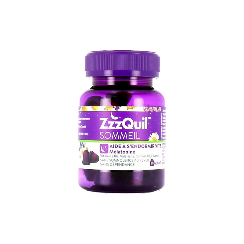 ZzzQuil Sommeil Mélatonine - 30 gommes