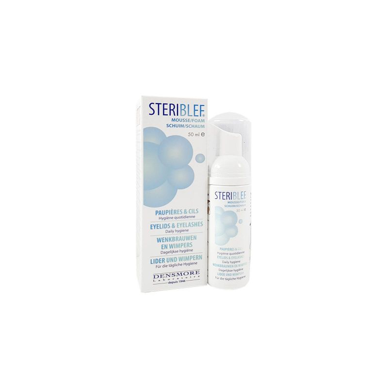 Steriblef Mousse Nettoyante Paupières et Cils - 50ml