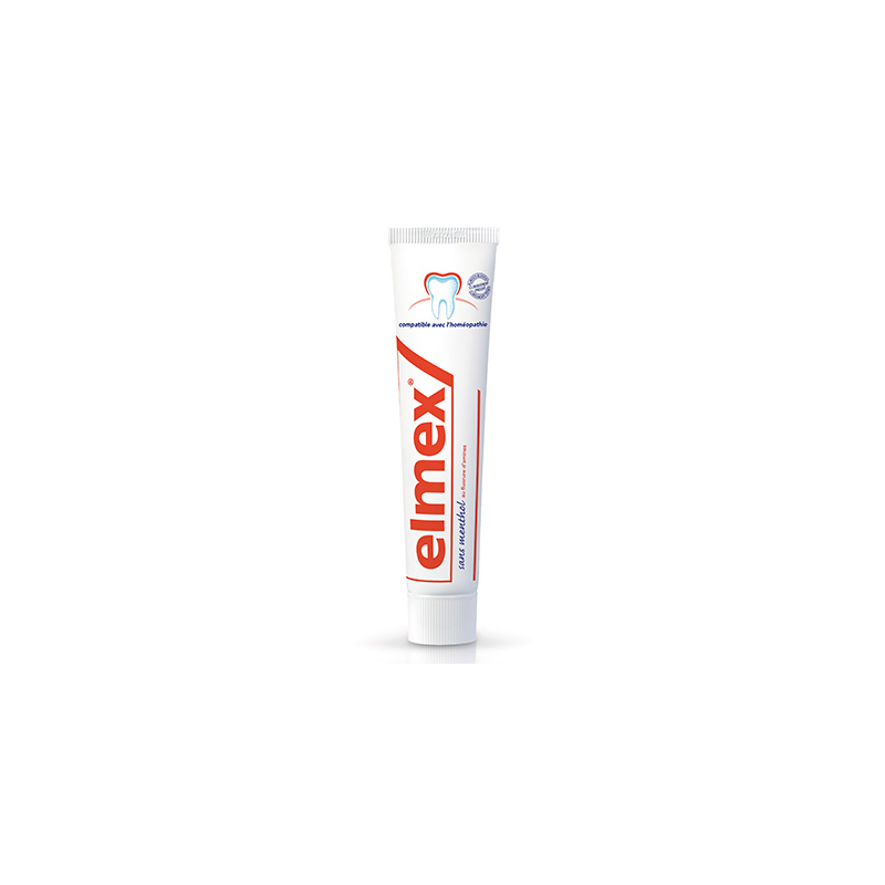 Elmex Dentifrice Sans Menthol - 75ml