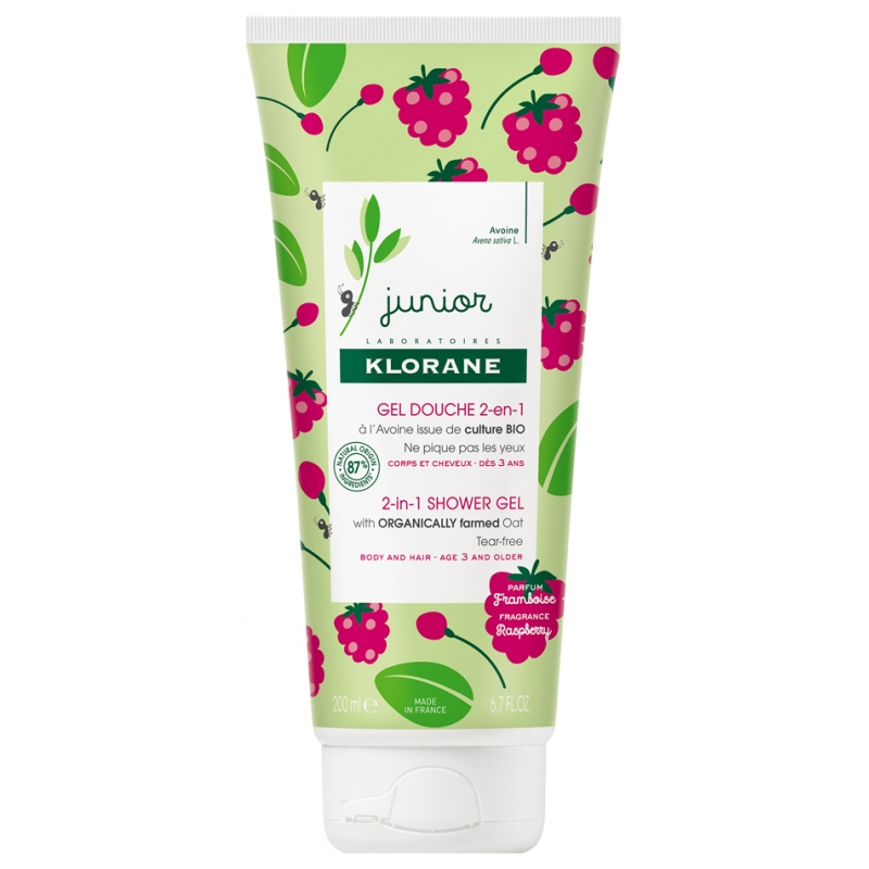 Junior Gel Douche 2 en 1 Framboise - 200ml