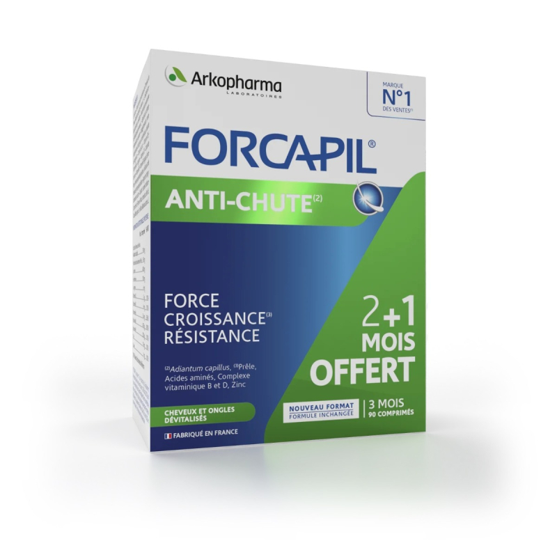 Forcapil Fortifiant Kératine+ - 180 Gélules