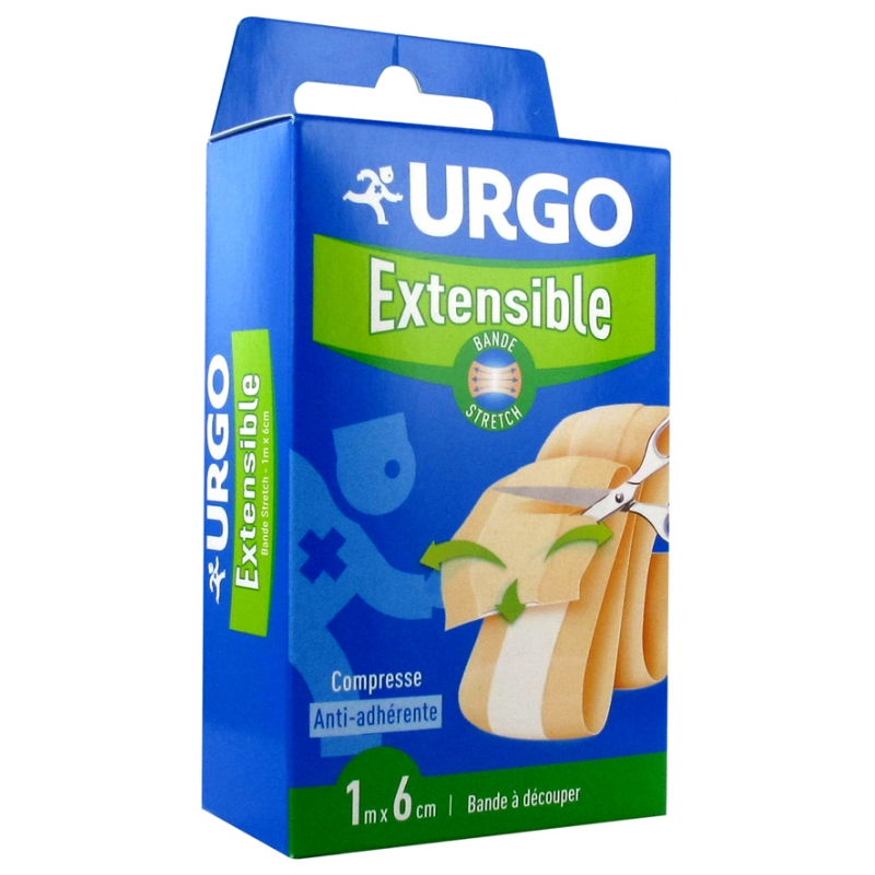 Urgo Bande Extensible Pansement à découper 1mx6cm - 1 unité