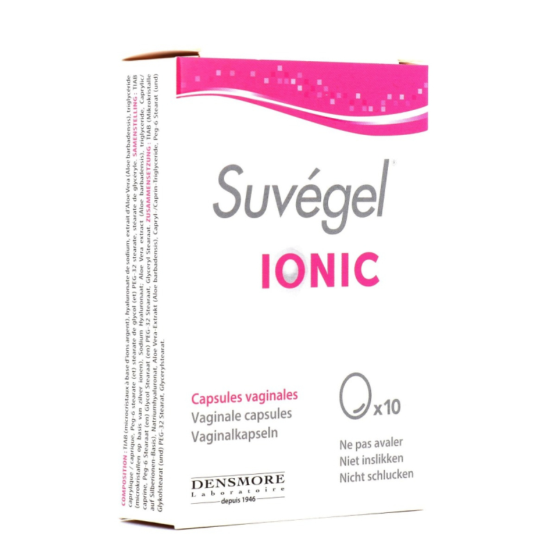 Densmore Suvégel Ionic Capsules Vaginales - 10 unités