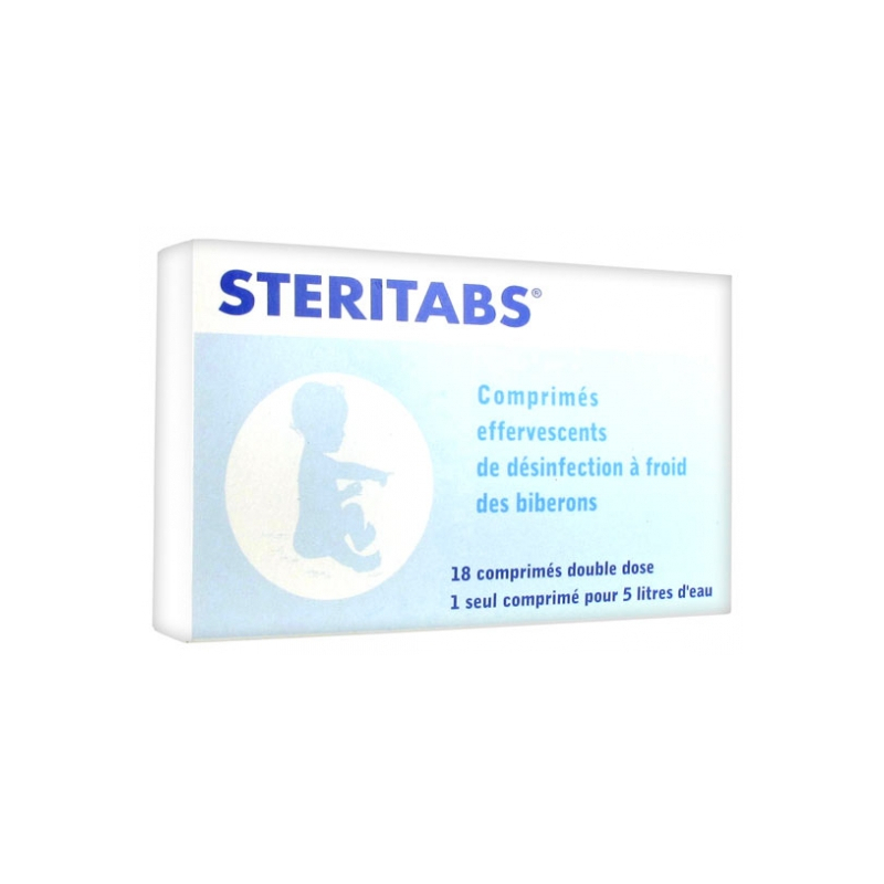  Aquatabs Steritabs - 18 Comprimés Double Dose