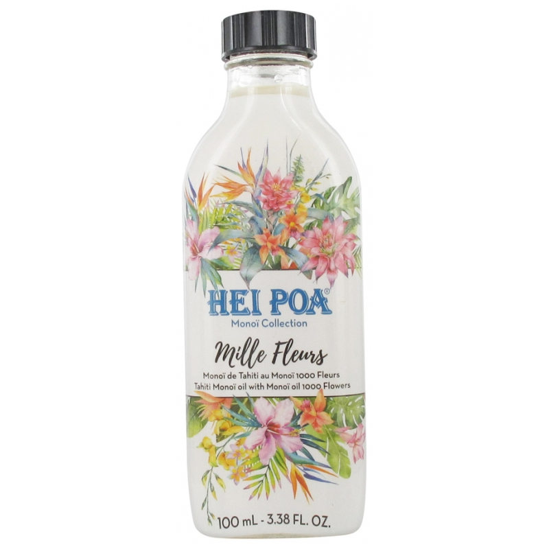 Hei Poa Monoï de Tahiti au Monoï 1000 Fleurs - 100ml