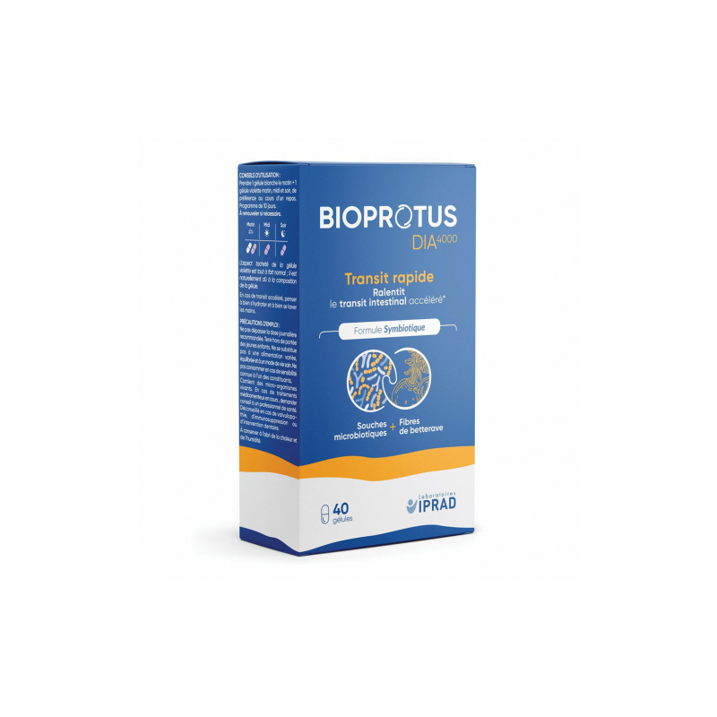 Bioprotus Transit rapide DIA4000 - 40 gélules