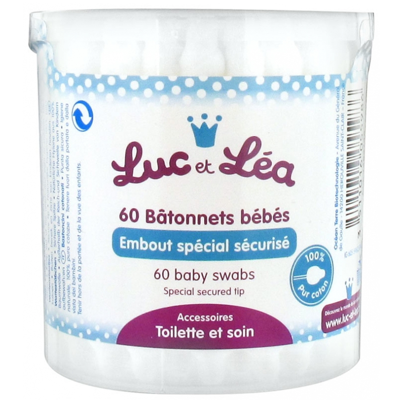 Luc et Léa 60 Bâtonnets Bébés - 60 unités