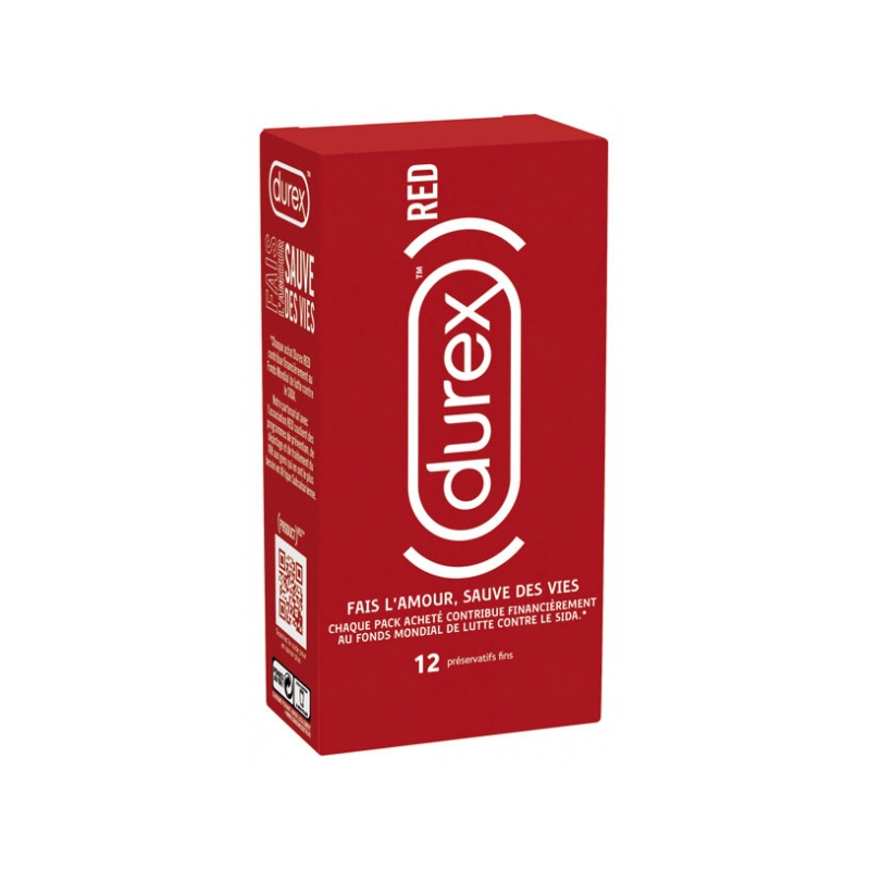 Durex Red - 12 Préservatifs Fins