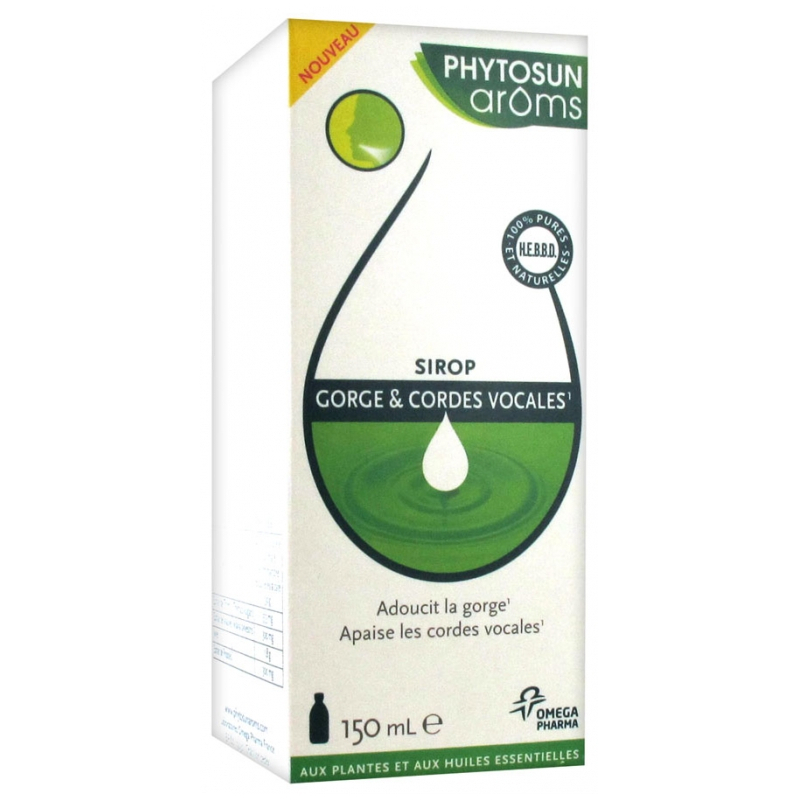 Phytosun Arôms Sirop Gorge & Cordes Vocales - 150ml