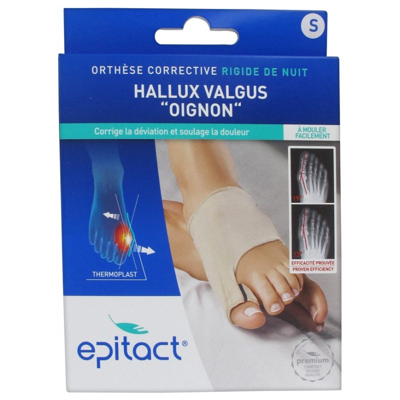 Epitact Hallux Valgus Oignon Orthèse Corrective Rigide de Nuit - 1 unité