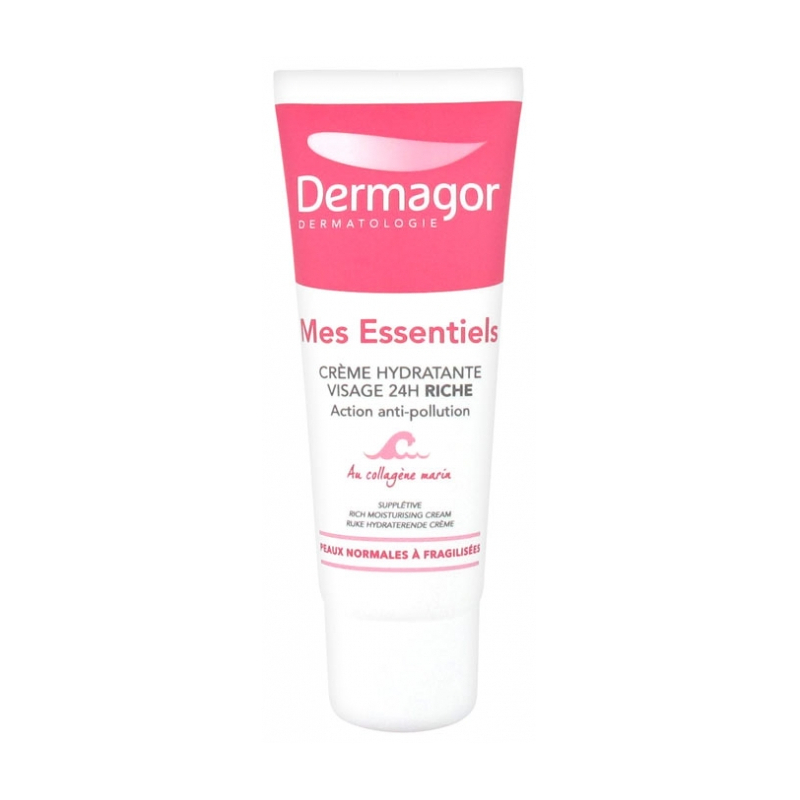 Dermagor Mes Essentiels Crème Hydratante Visage 24H Riche - 40ml