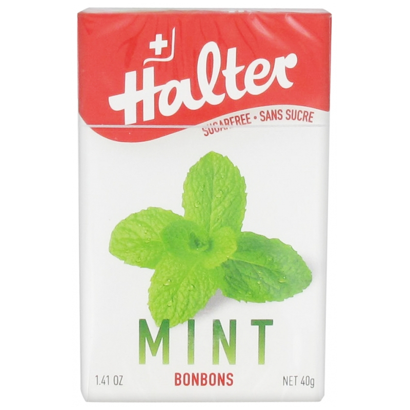 Halter Bonbons Sans Sucres Menthe - 40g