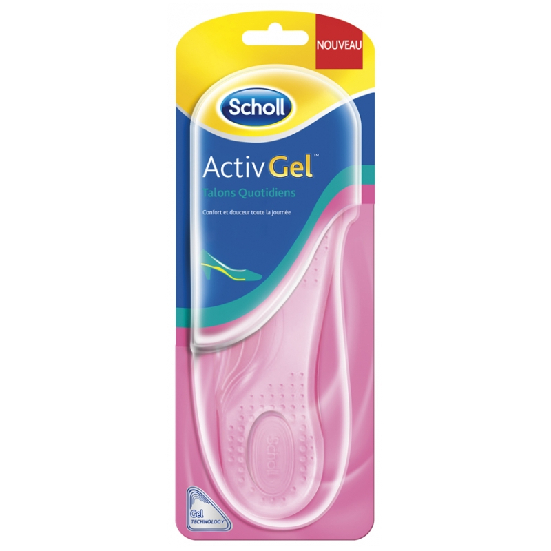 Scholl Semelles ActivGel Talons Quotidiens 35-40,5 - 1 paire