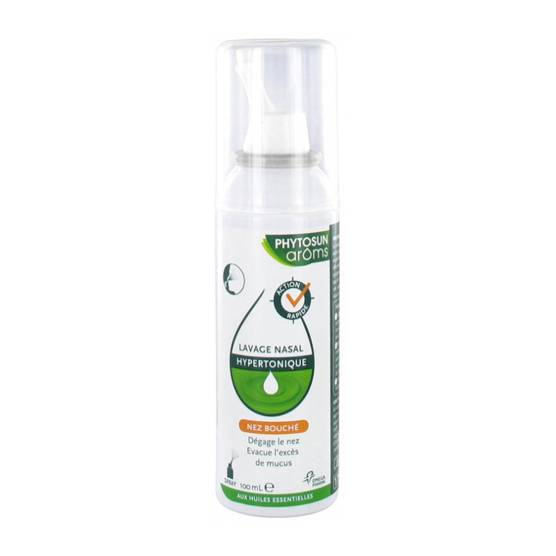 Phytosun Arôms Lavage Nasal Hypertonique Nez Bouché Spray - 100ml