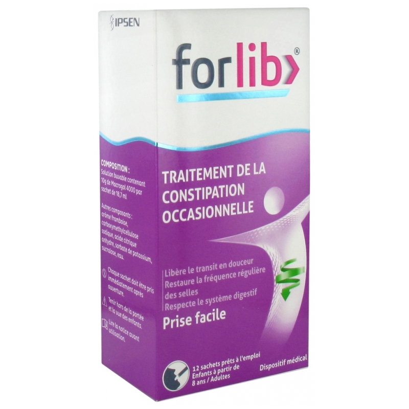 Ipsen Forlib Traitement de la Constipation Occasionnelle - 12 sachets