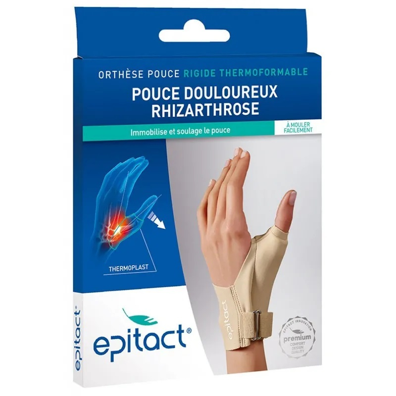 Epitact Orthèse Proprioceptive Pouce Main Gauche Nuit - Taille S